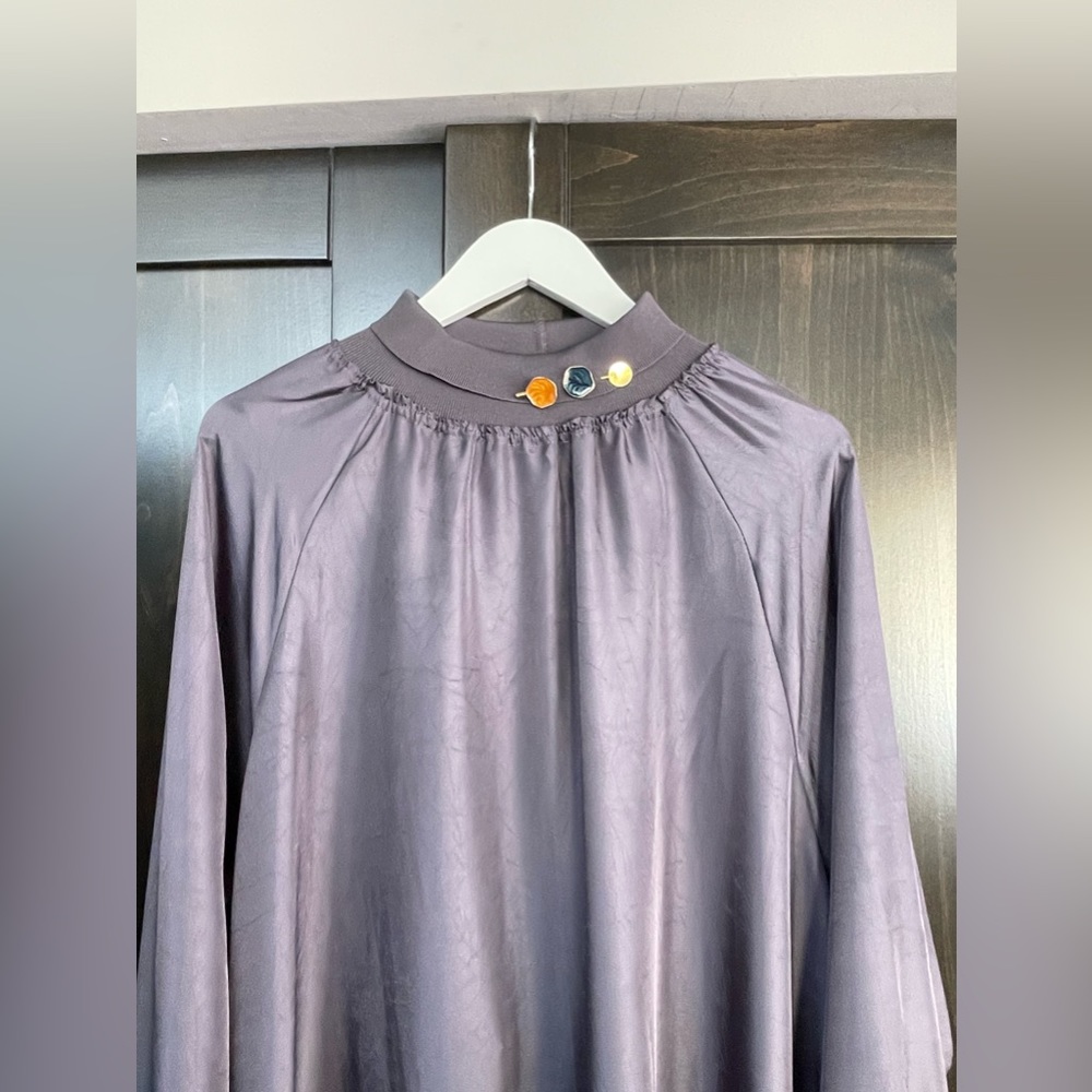 Satin maxi dress - Picture 5 of 5